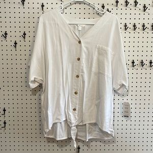 Short Sleeve button up cotton, rayon and linen too